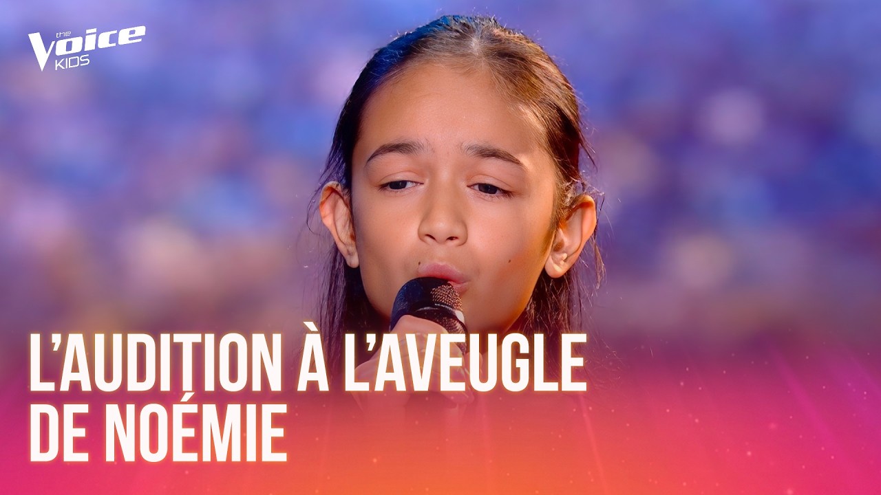 Noémie chante Ma révérence à The Voice Kids