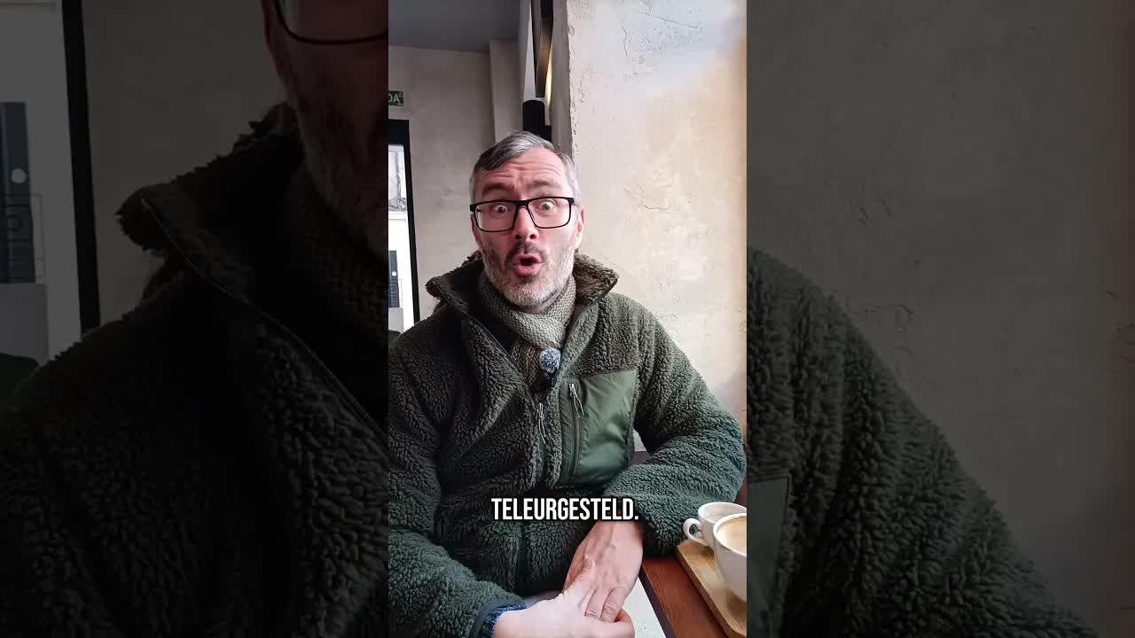 Het woord teleurgesteld uitleggen