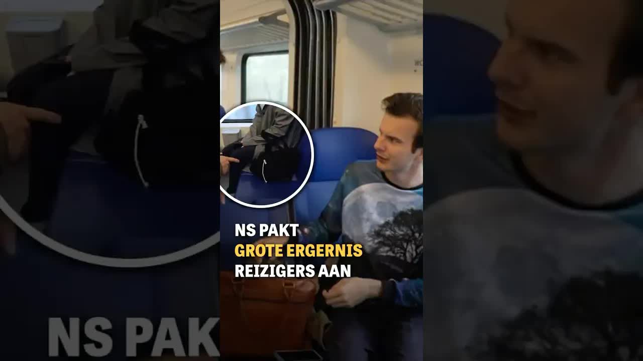 Tassen op stoelen in de trein: een ergernis