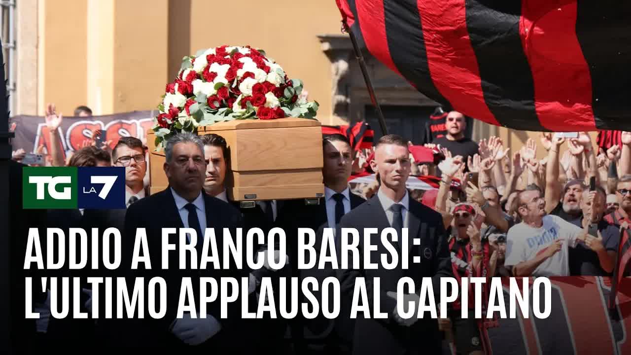 L'addio a Franco Baresi nella Basilica di Sant'Ambrogio