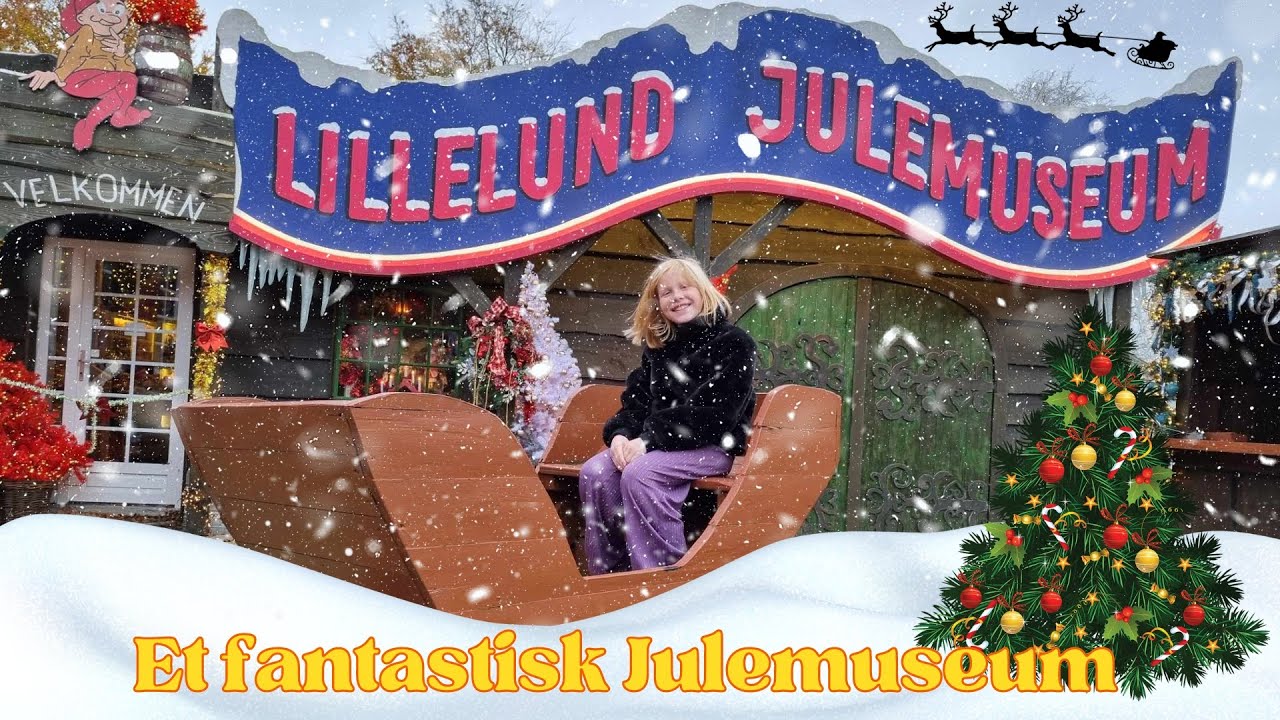 Besøg af Lillelunds Julemuseum med The Julekalender udstilling