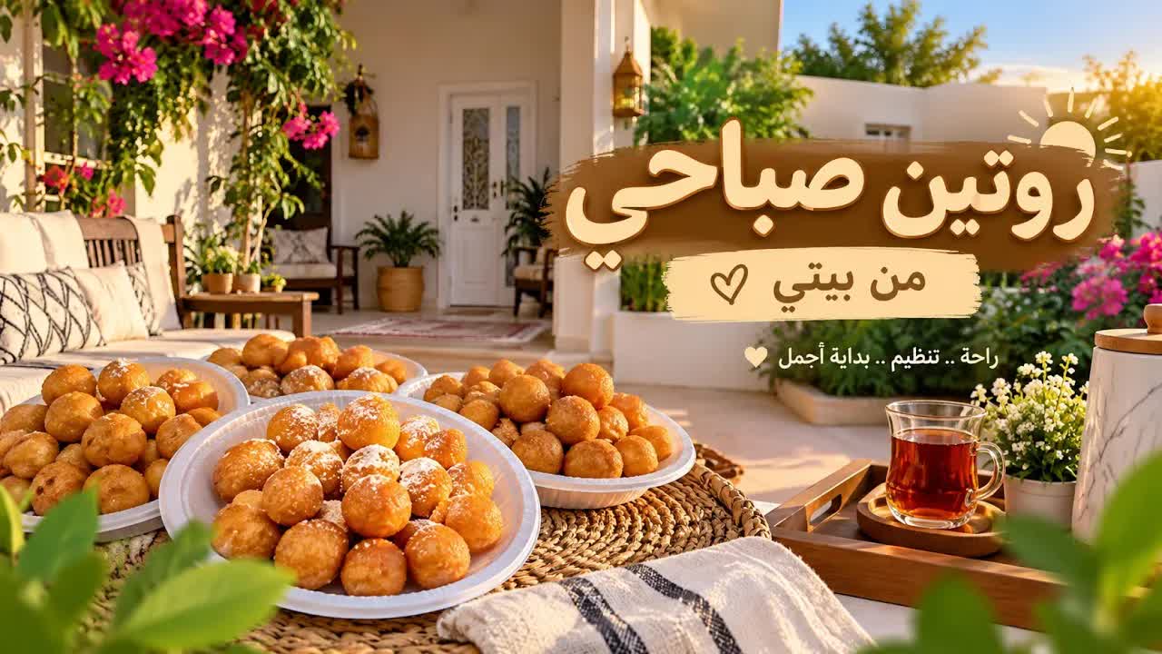 روتين تنظيف البيت ووصفة الفول السوداني