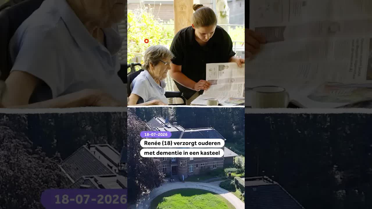 René verzorgt dementerende ouderen in een kasteel