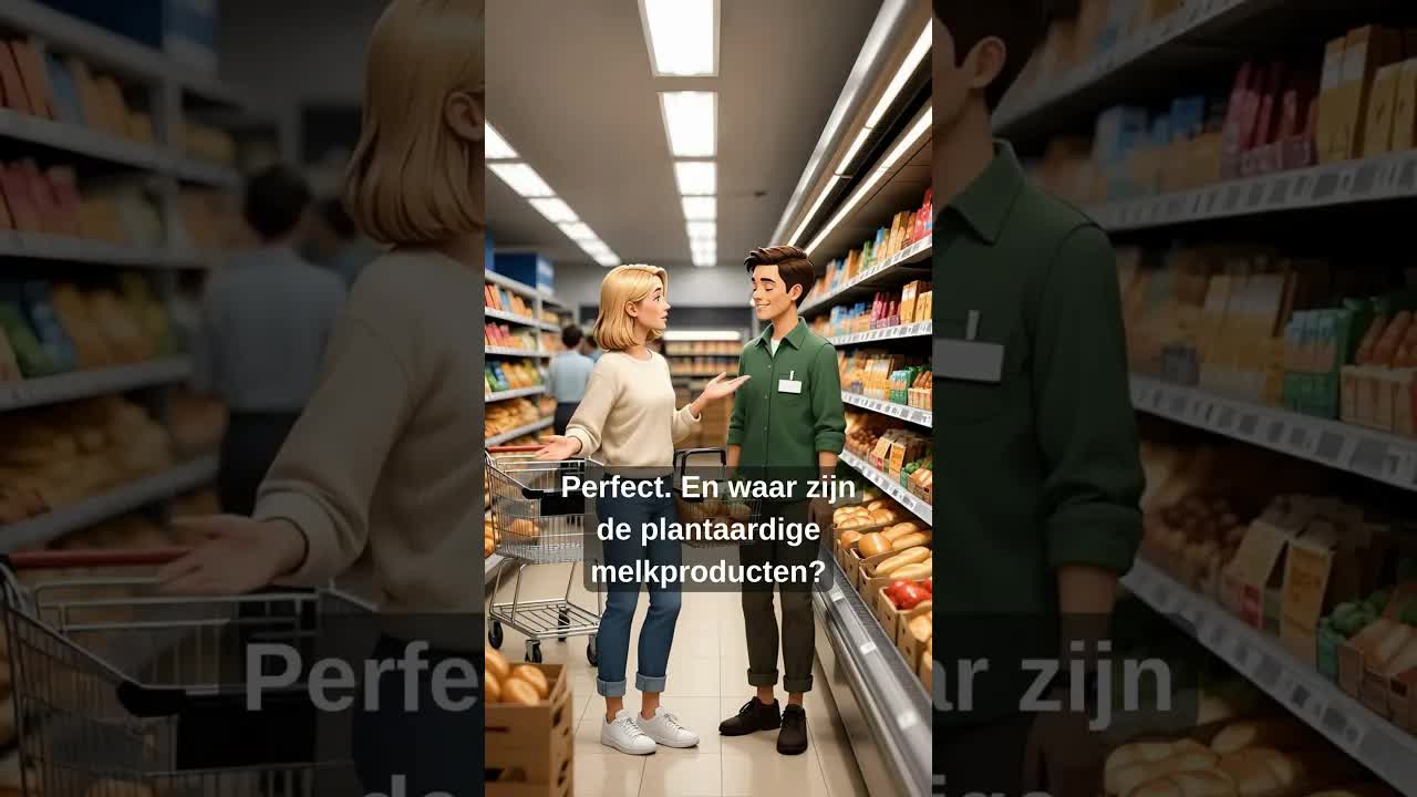 In de supermarkt: waar is het brood?