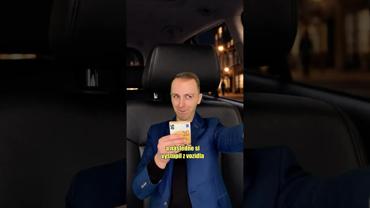 Opití muži v taxíku: Vtipný preklep