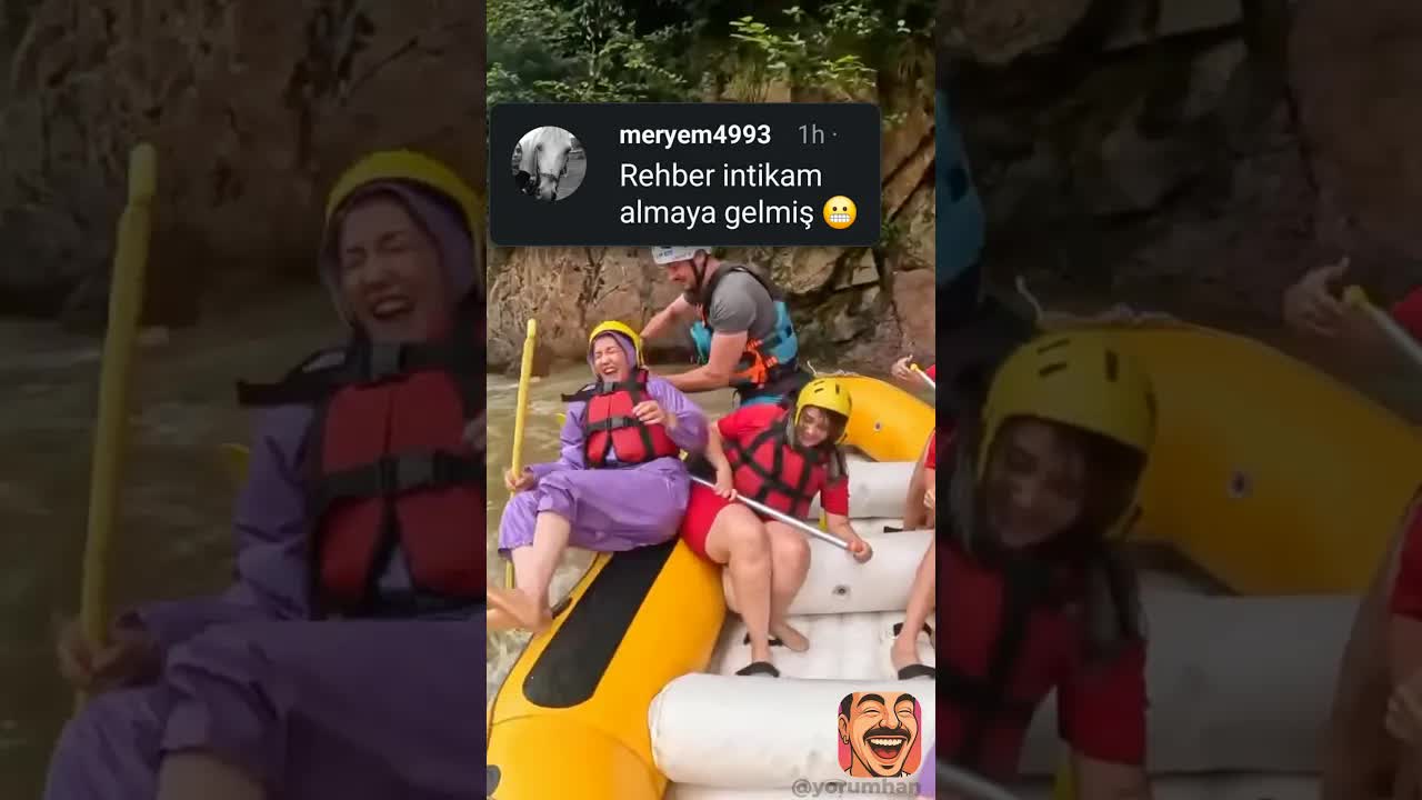 Rafting Rehberinin Sınır Tanımaz Şakaları