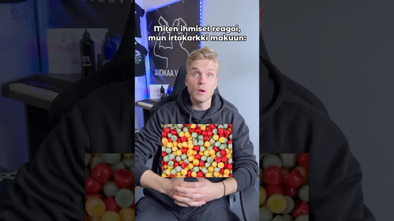 Mun outo karkkimaku ja reaktiot