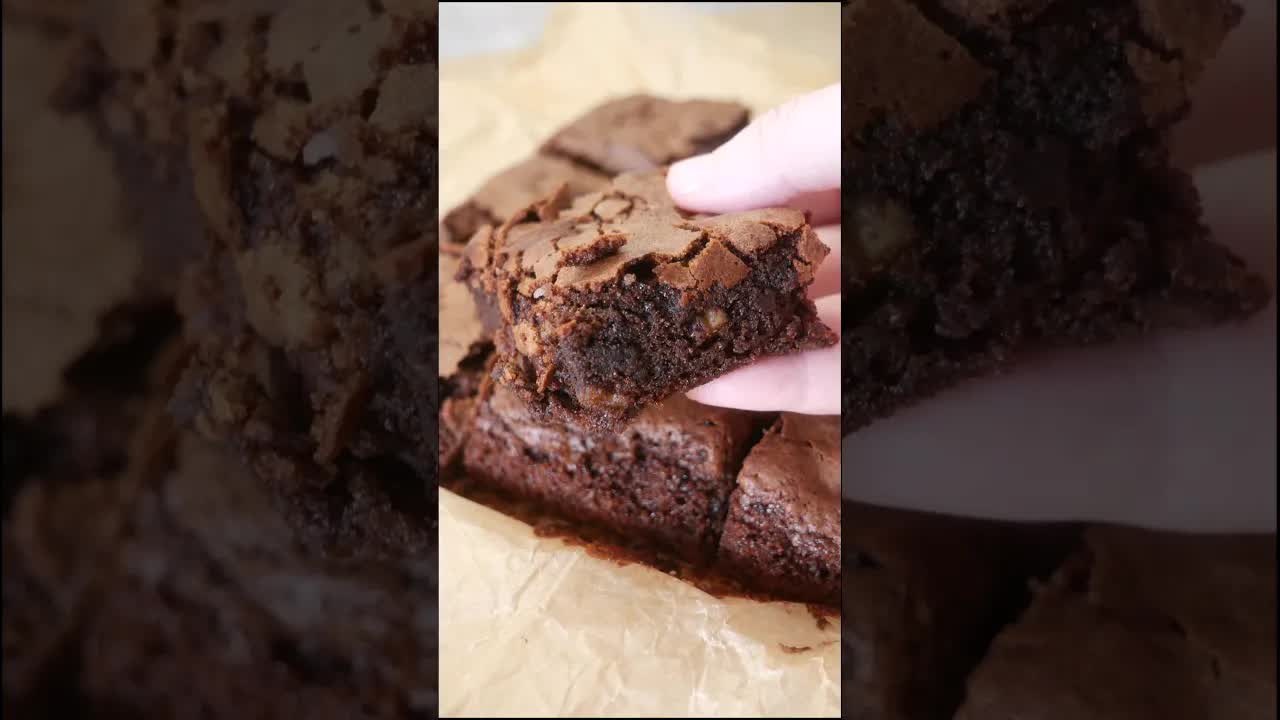 Recette facile de brownie au chocolat et noix