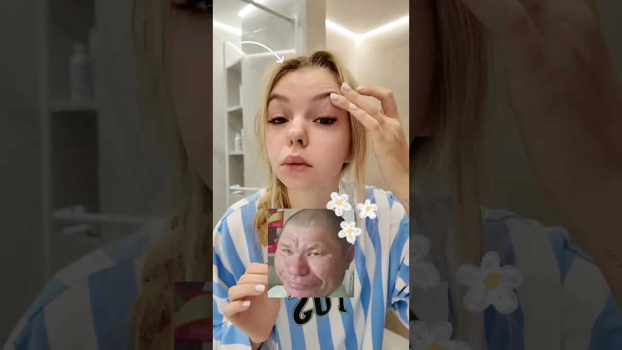 Как я убираю отёки с лица утром