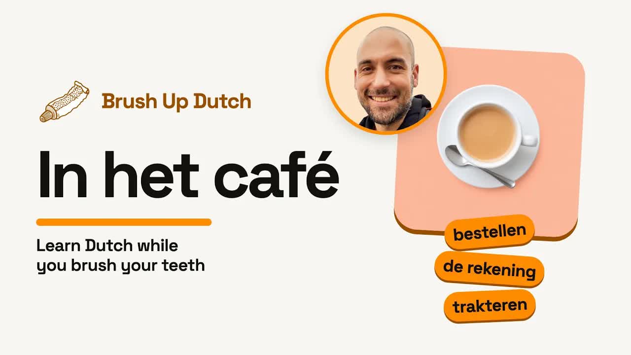 Drie Nederlandse woorden voor in het café