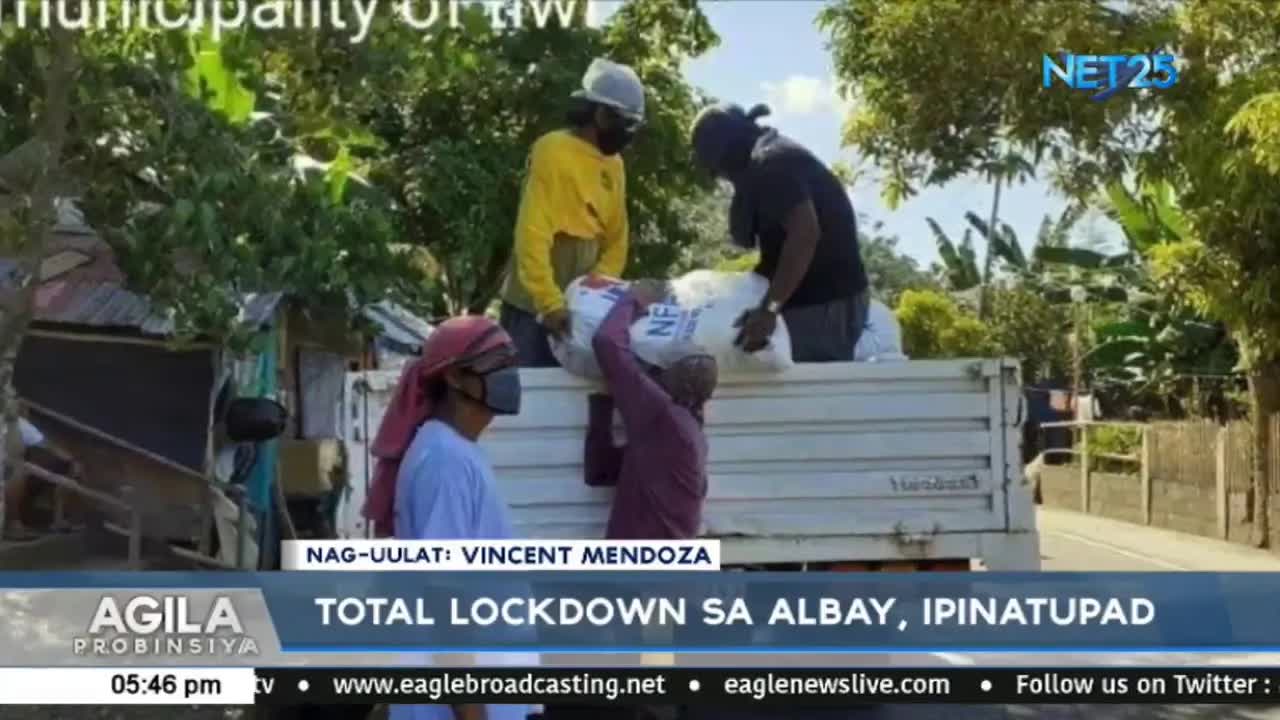 Total lockdown sa Albay at mga ipinapatupad na patakaran
