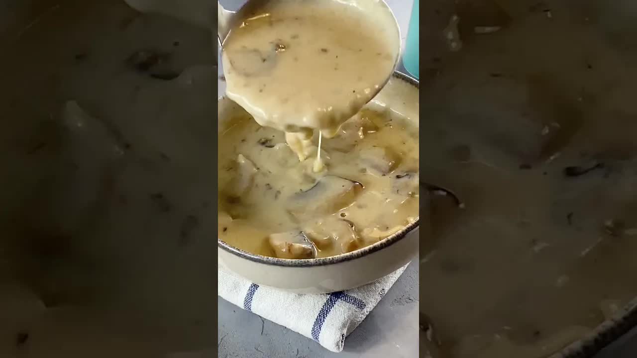 Εύκολη κρεμώδης μανιταρόσουπα βήμα βήμα