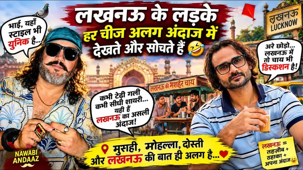 लखनऊ के लड़कों का अंदाज़ और मज़ेदार बातें