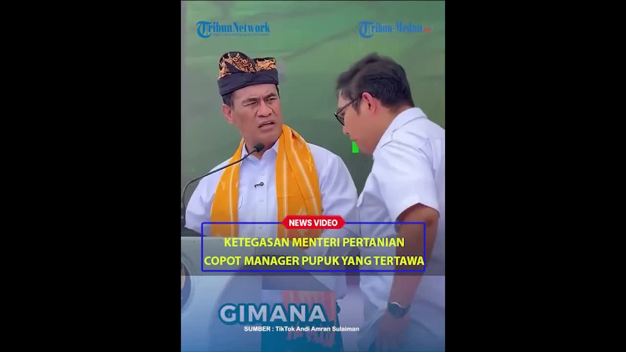 Mentan Amran Copot Manager Pupuk yang Persulit Petani