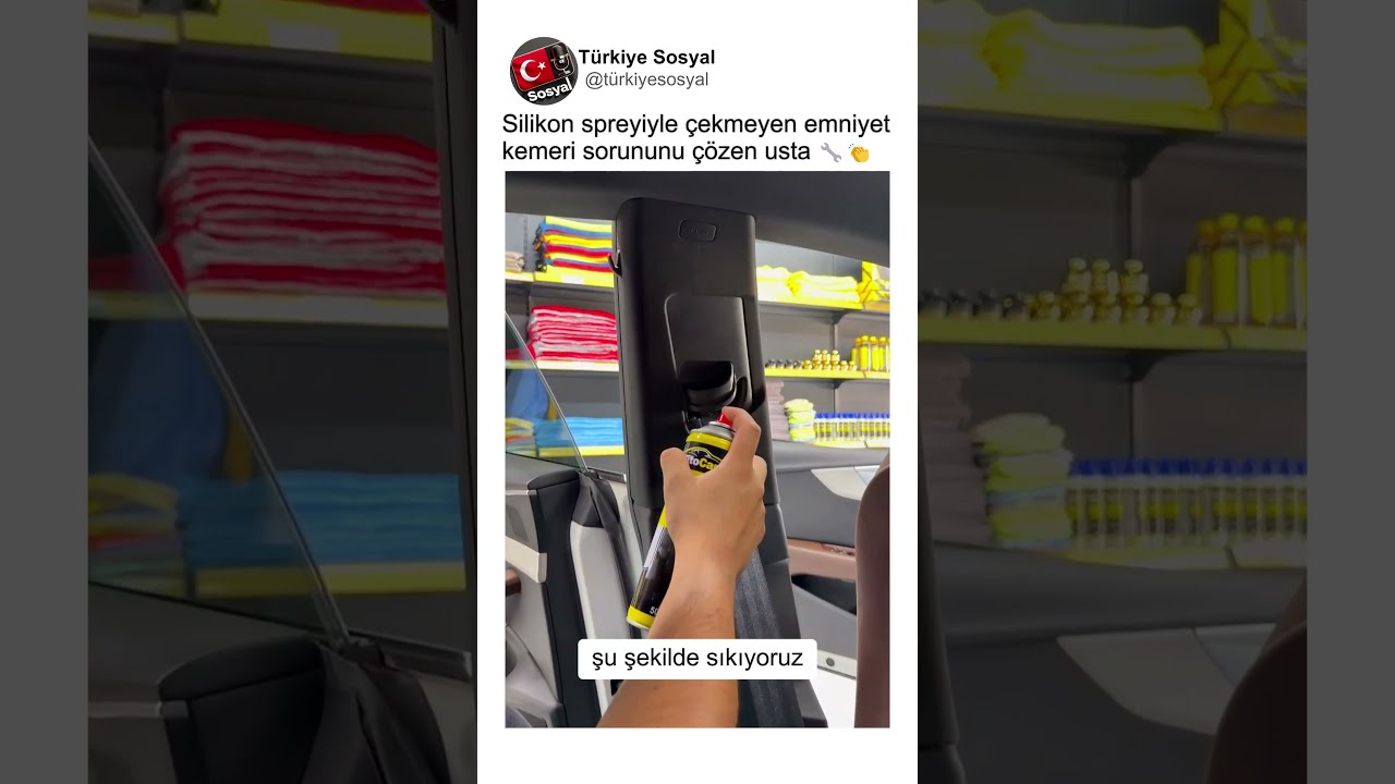 Emniyet Kemeri Sorununu Silikon Spreyiyle Çözmek