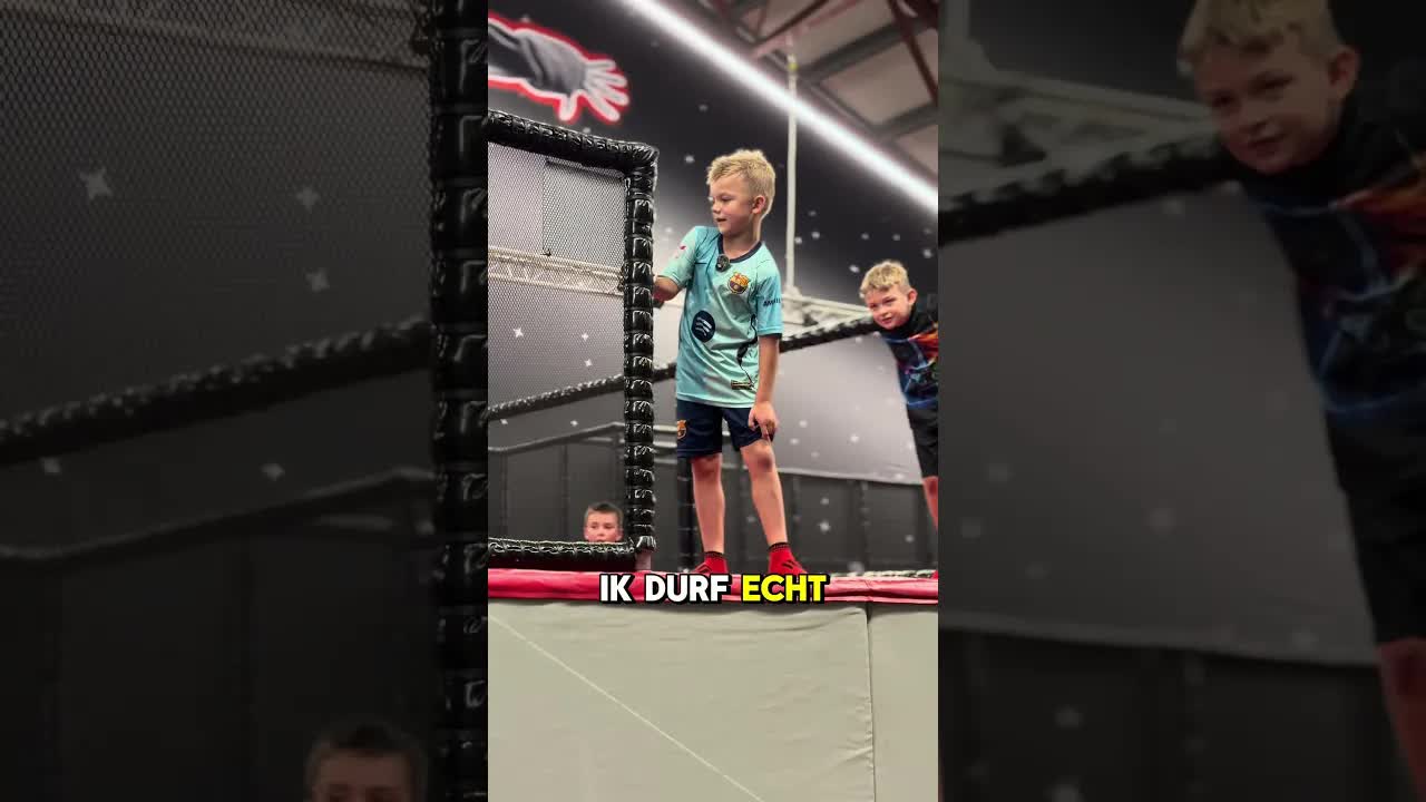 Slapen in een trampolinepark