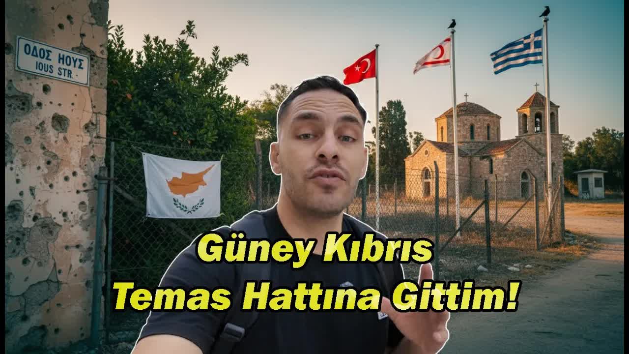 Güney Kıbrıs Sınırında Garip Görüntüler