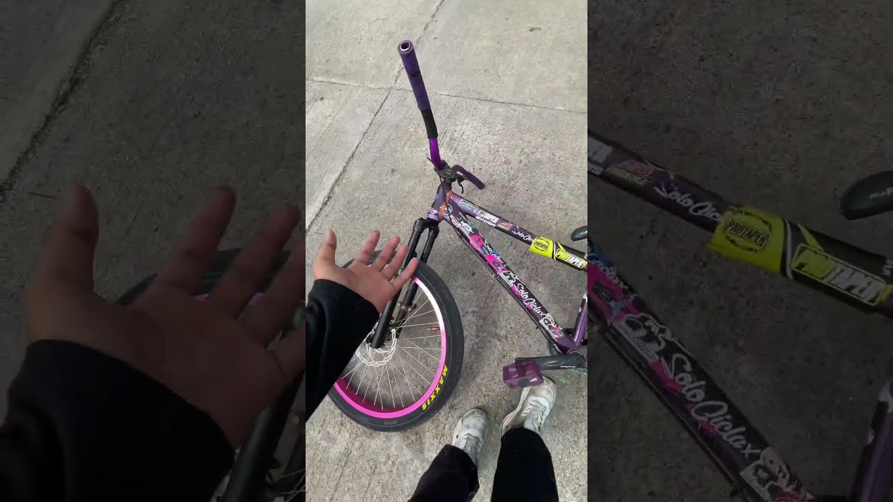 Mi bicicleta me la quitaron y ahora tengo esta