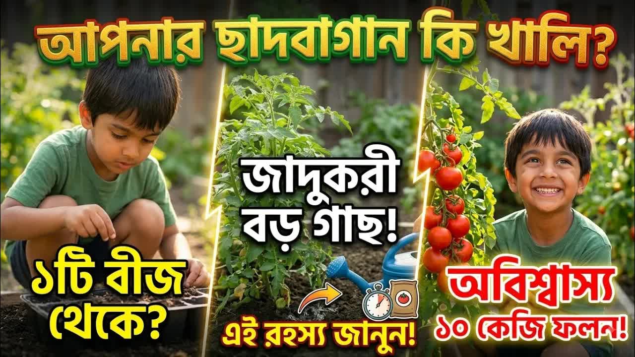 দুই ভাইবোনের টমেটো নিয়ে মজার গল্প