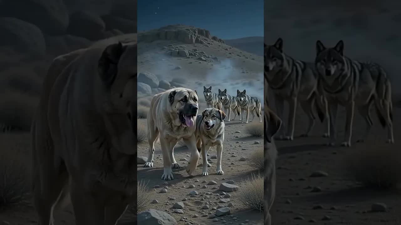 الراعي والخروف يقاتلان الجلاب والذيابه