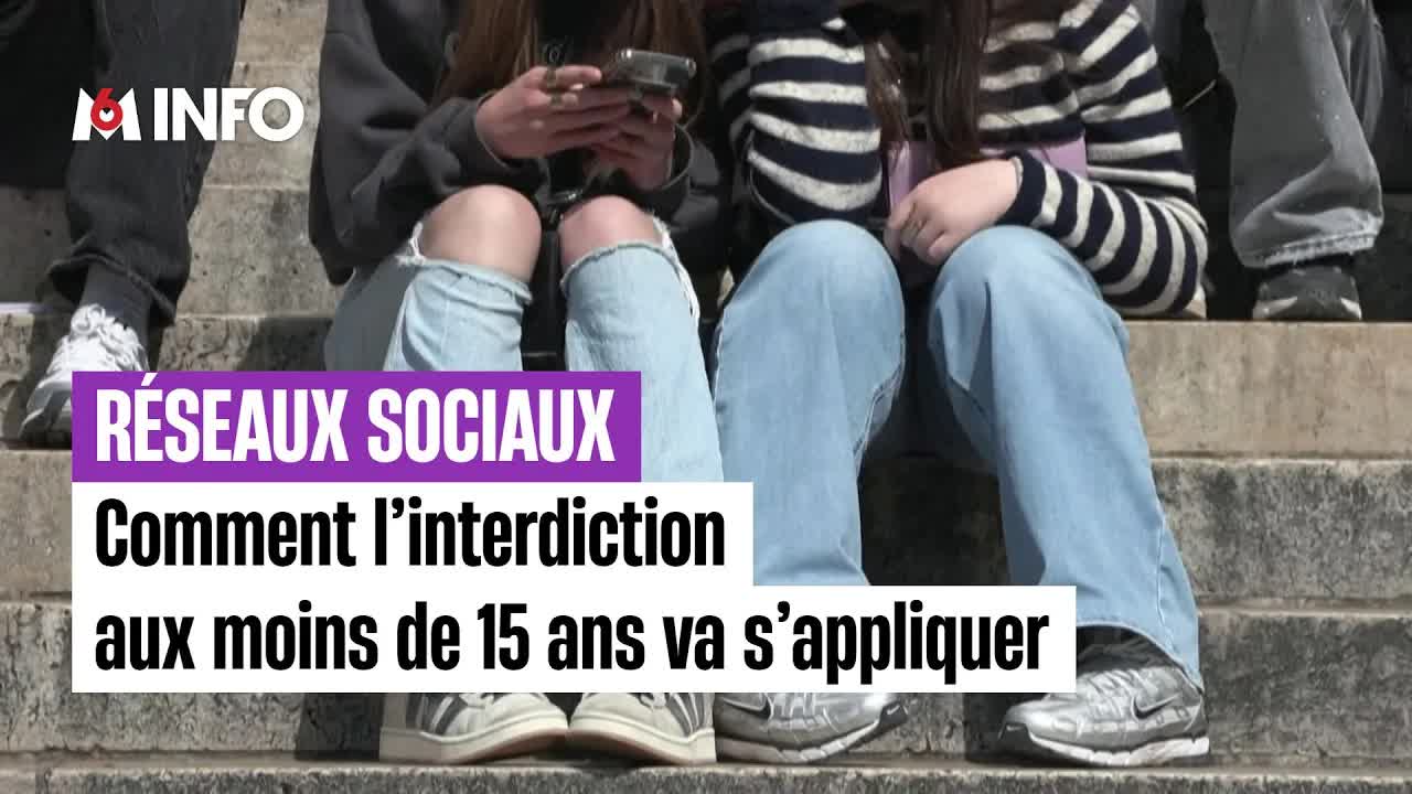 Interdiction des réseaux pour les moins de 15 ans
