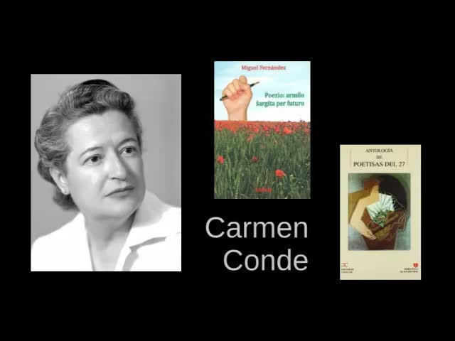 Finiĝis la milito - Carmen Conde legas Miguel Fernández