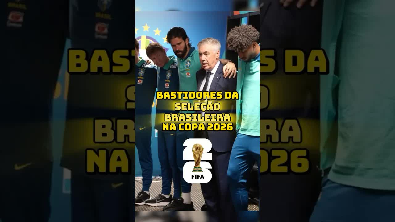 Bastidores do Vestiário da Seleção Brasileira na Copa 2026