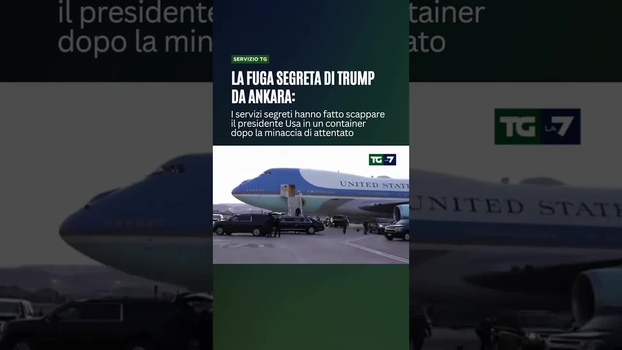 La fuga segreta di Trump da Ankara