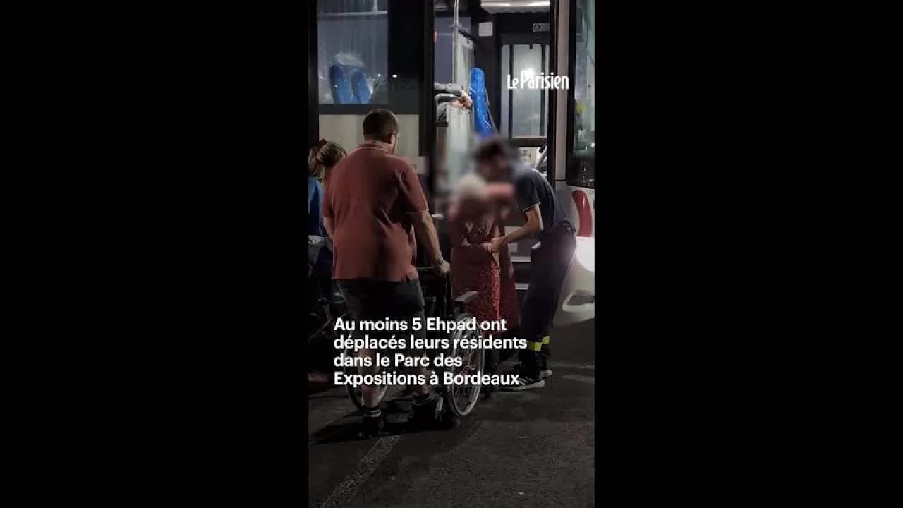 Des résidents d'Ehpad évacués à Bordeaux