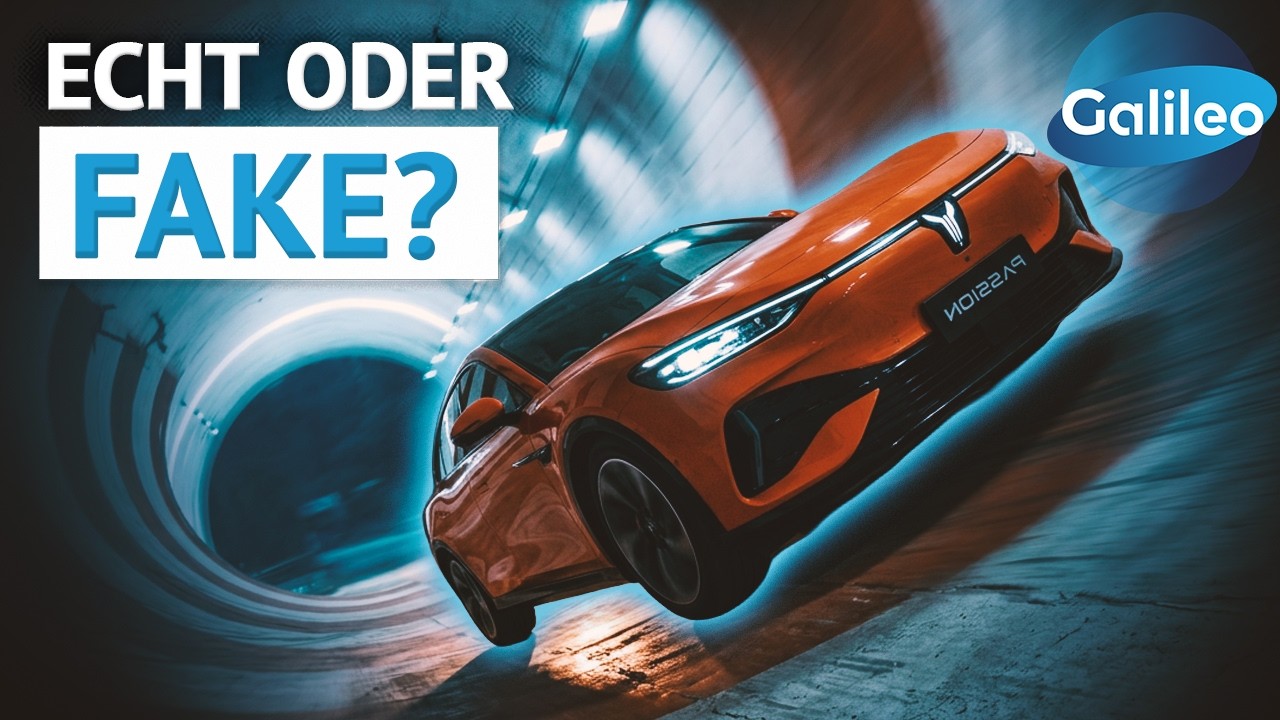 Physik-Check: E-Auto Looping im Tunnel echt?