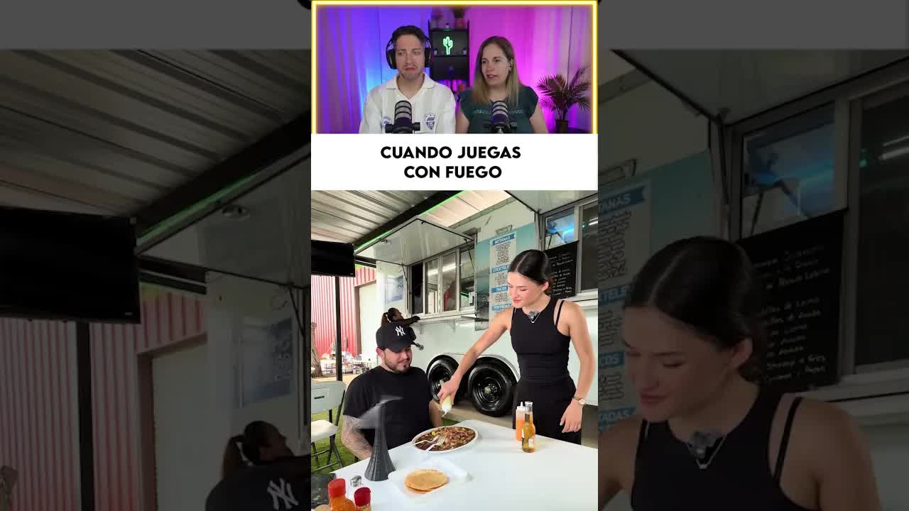 Morra pide salsa y termina mal