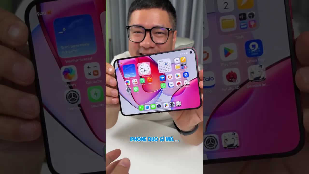Xiaomi 18 Fold giả mạo iPhone gây sốc