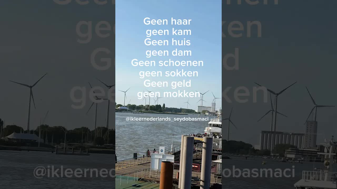 Geen probleem, ik dans en lach