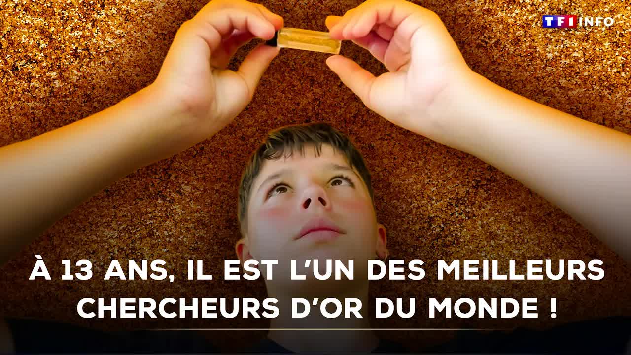 À 13 ans, il est vice-champion du monde d'orpaillage