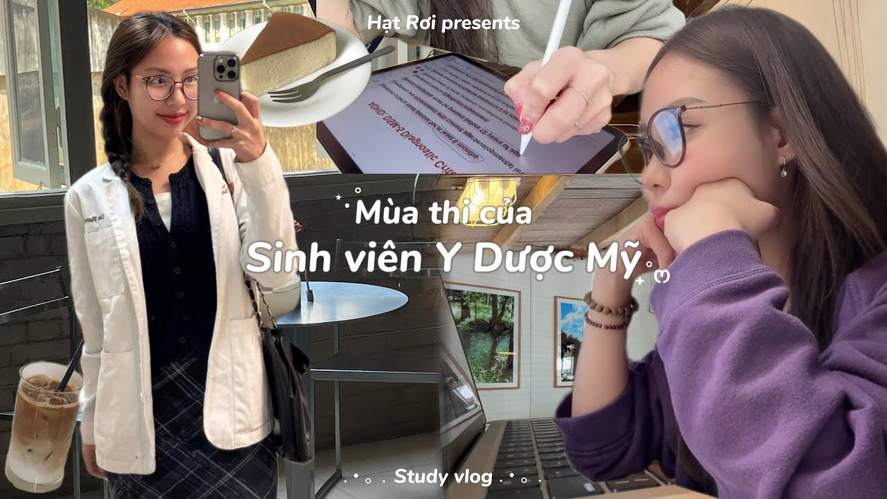 Study Vlog Mùa Thi Sinh Viên Y Dược Tại Mỹ