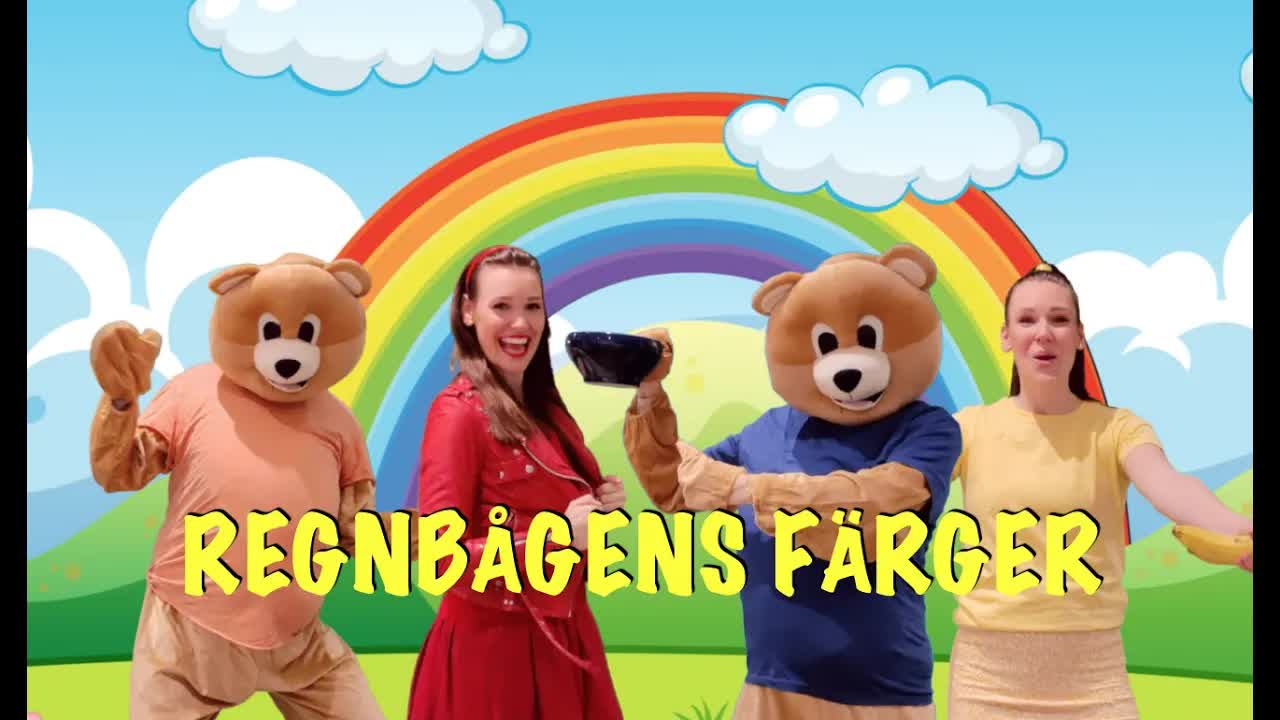Regnbågens färger: Lär dig färgerna med sång