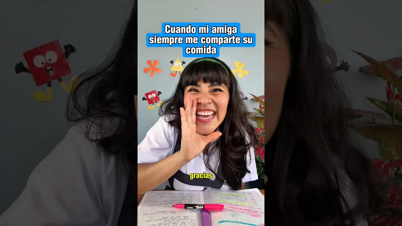 Mi amiga me da de comer otra vez