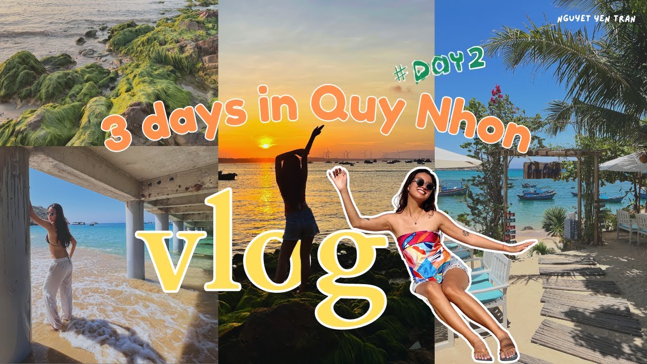 Vlog du lịch Quy Nhơn: Hòn Khô, Kỳ Co và làng chài Nhơn Lý