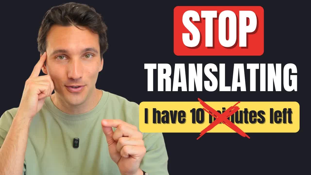 ¿Piensas en español o traduces?