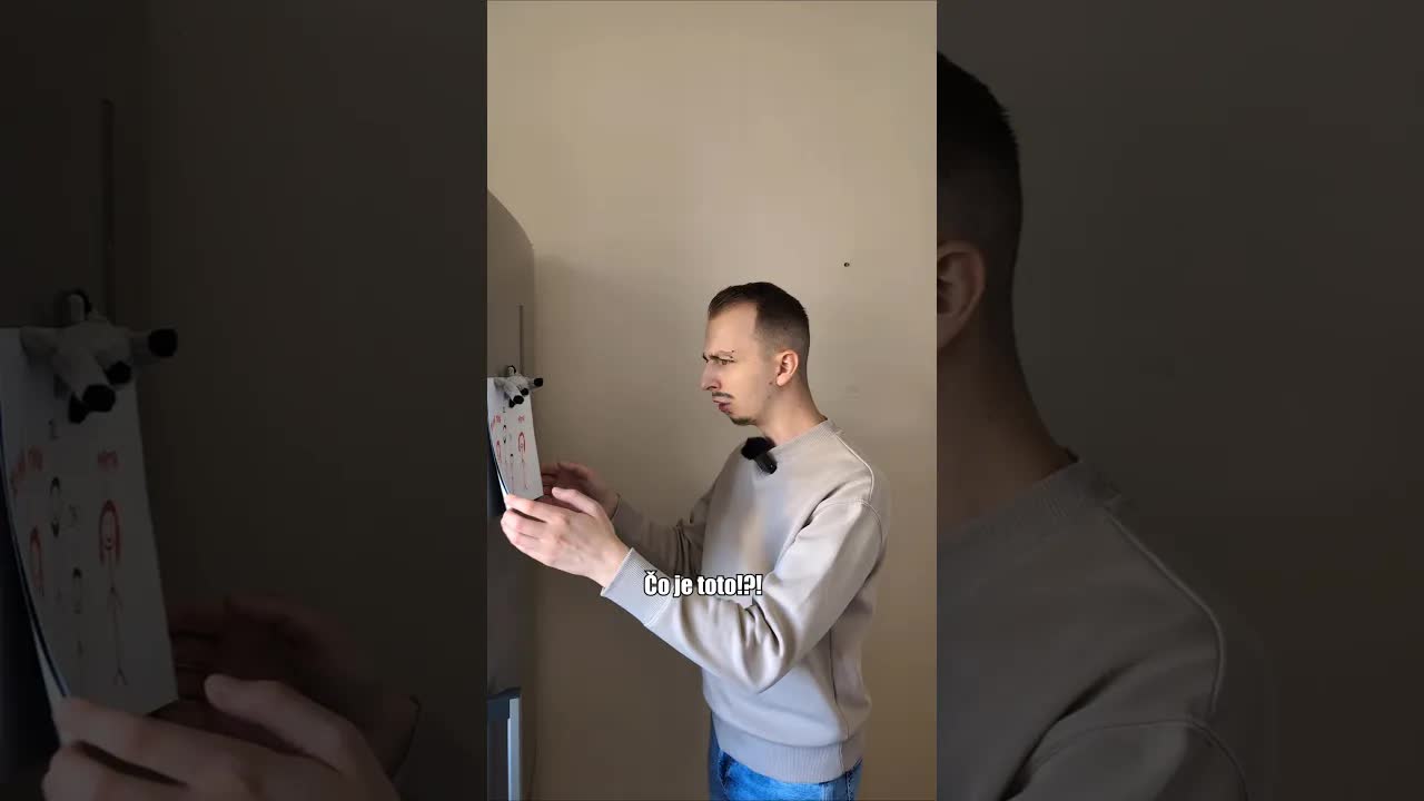 Synova kresba rodiny prekvapí otca