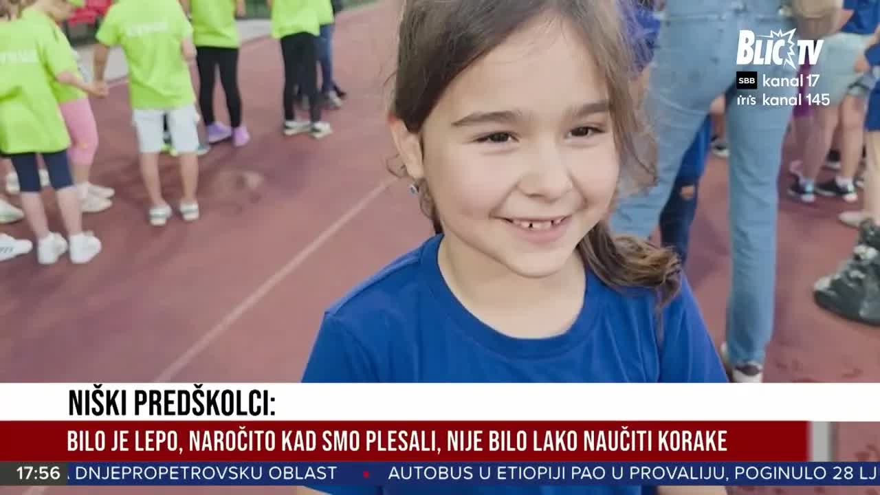 Mališani u Nišu plešu za znanje i zdravlje