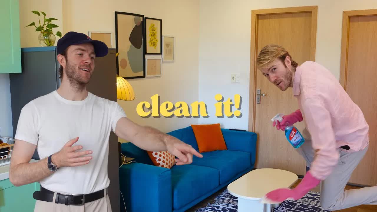 Learn British Cleaning Vocabulary While Watching