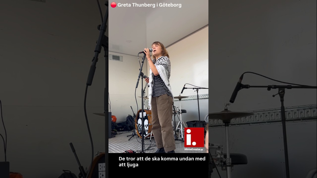 Greta Thunbergs tal vid klimatmarsch i Göteborg