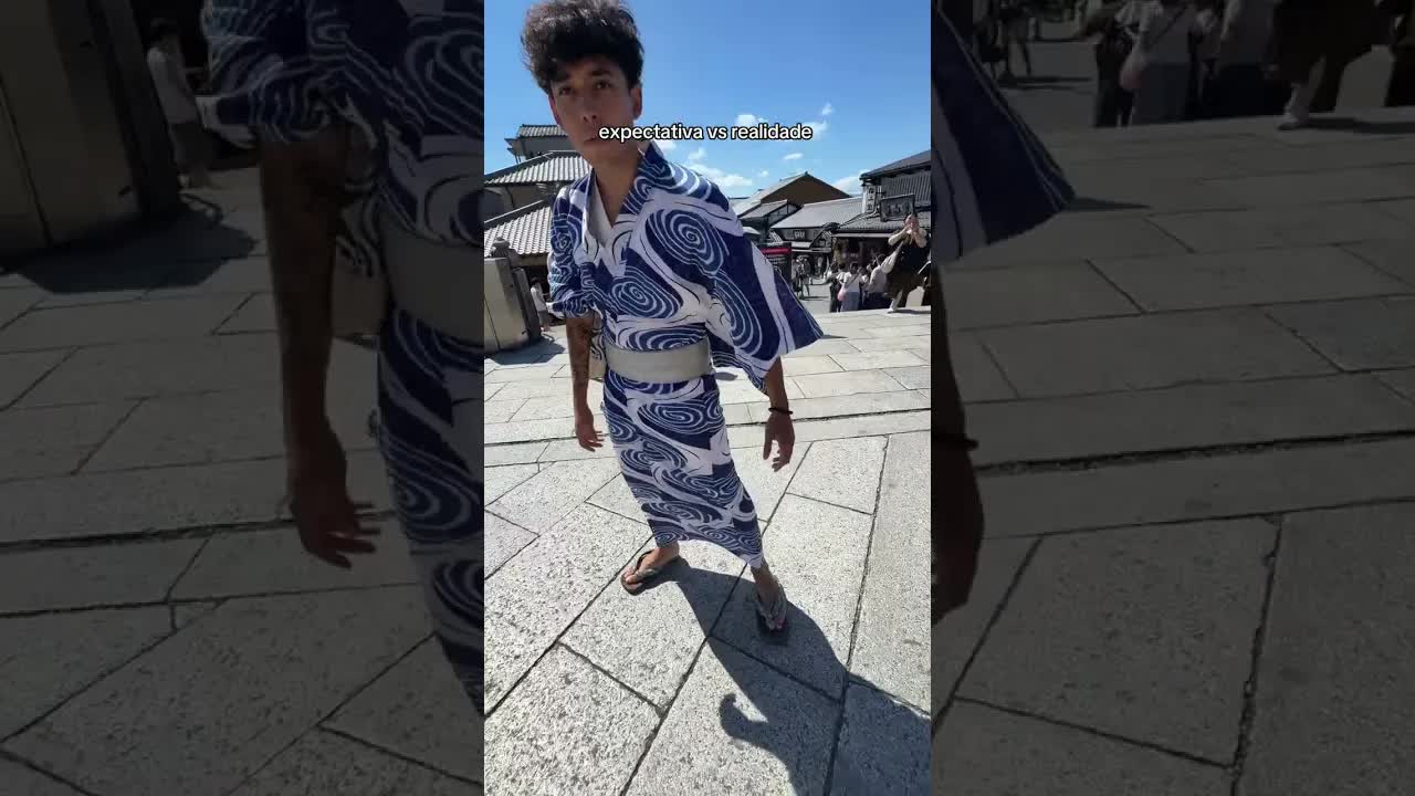 Expectativa vs realidade do kimono japonês