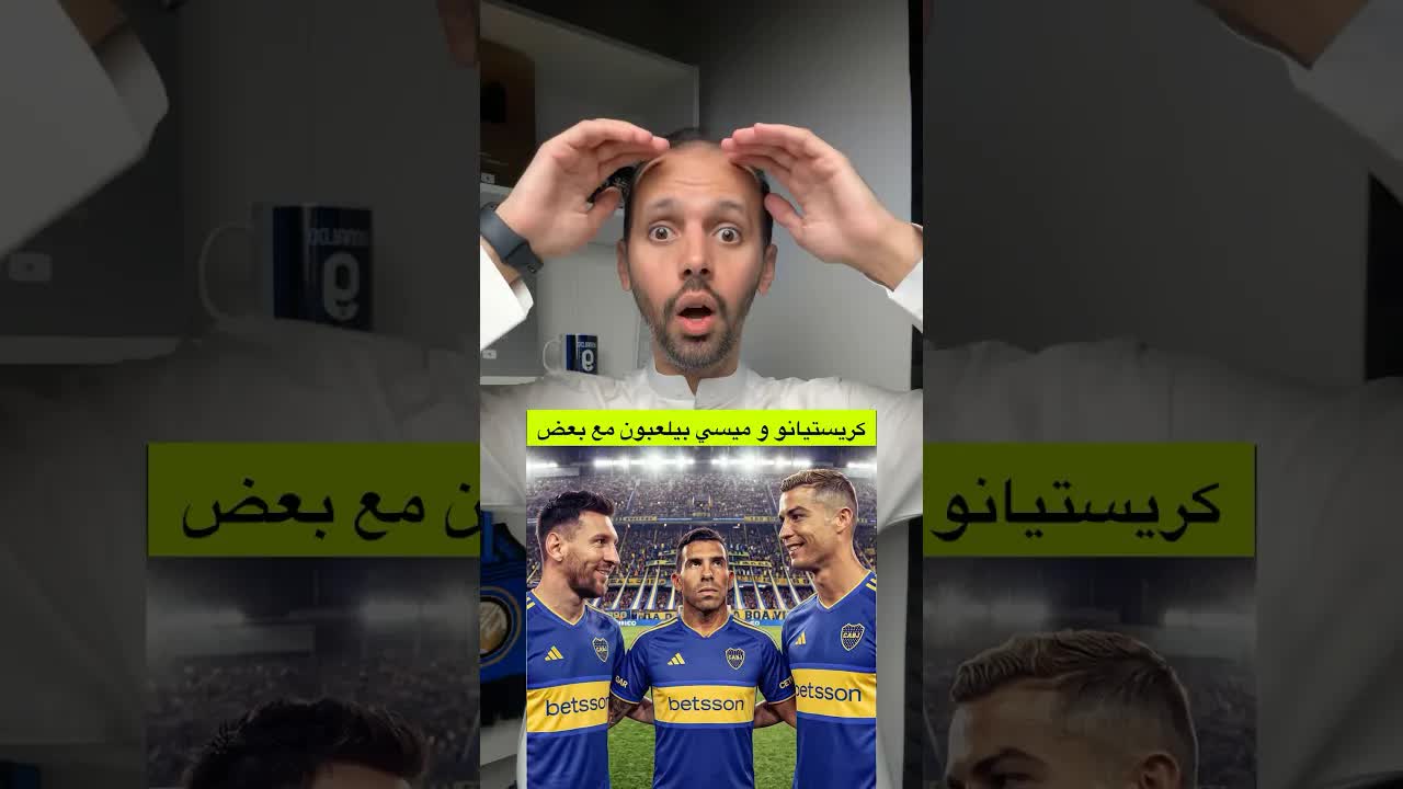 ميسي ورونالدو في فريق واحد لأول مرة