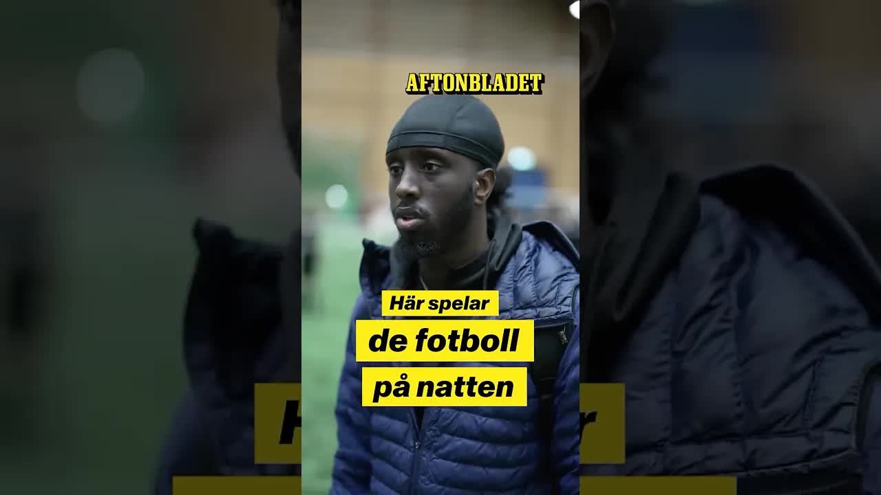 Nattfotboll mot gängkriminalitet i Växjö