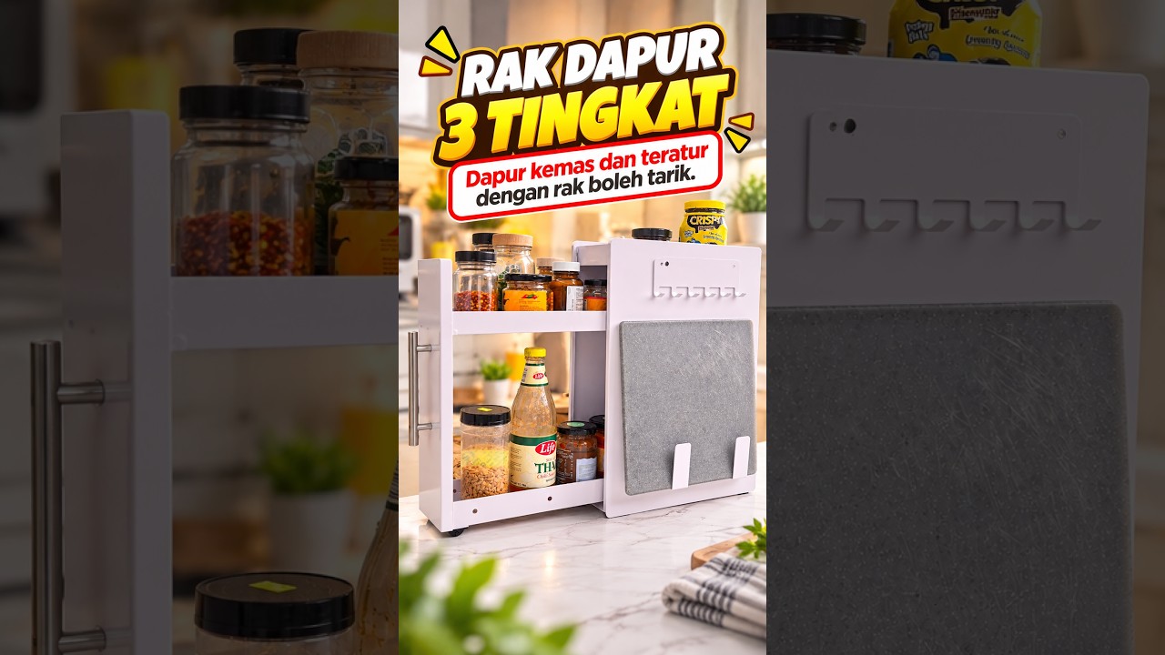 Rak Dapur Magnetik Paling Function