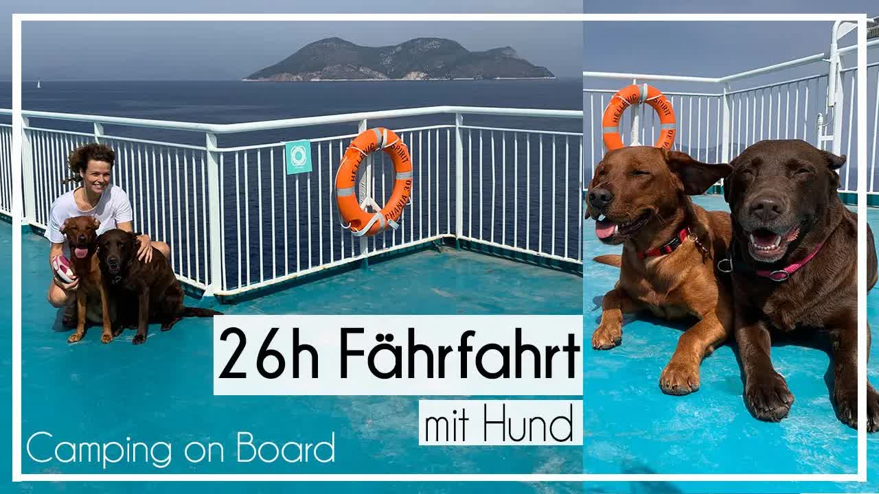 Fähre nach Griechenland mit Hund und Camper