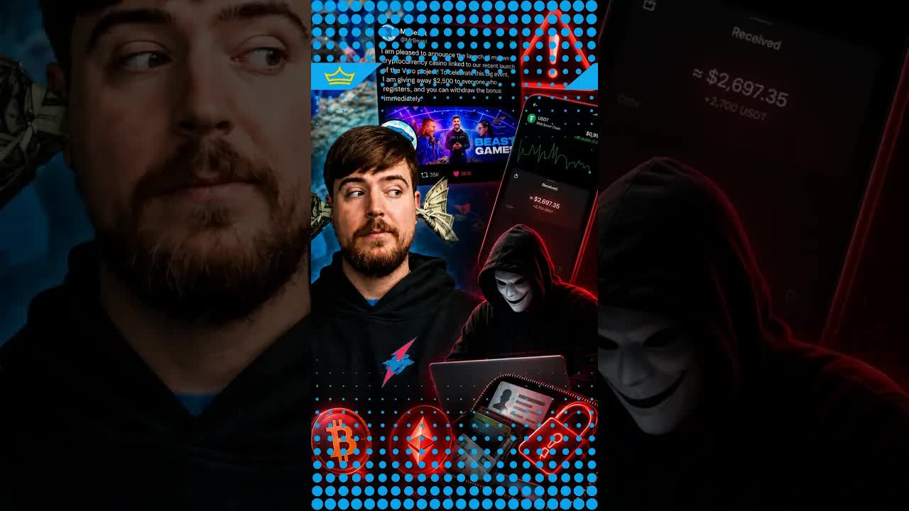 Фалшива измама с Mr. Beast и крипто казино