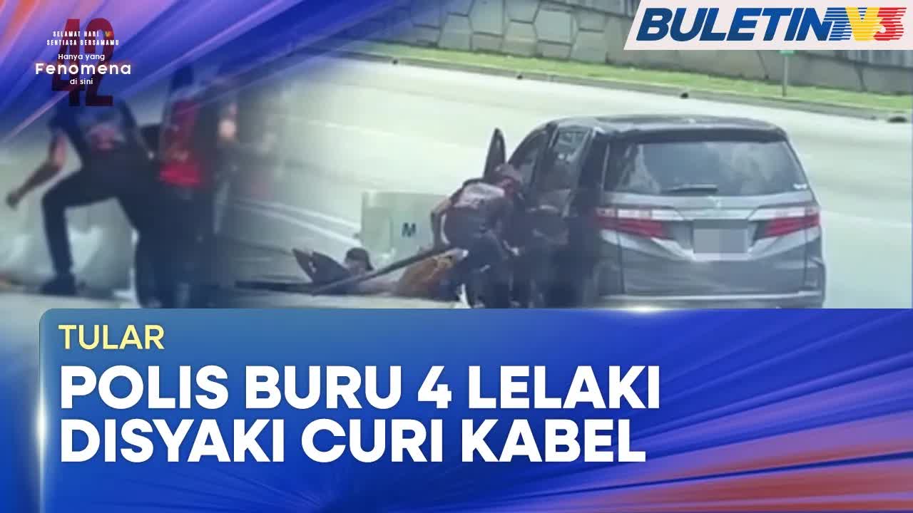 Polis Kesan Empat Lelaki Disyaki Curi Kabel